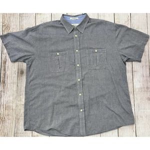 ORVIS Tech Chambray Short-Sleeved Work Shirt Size XXL